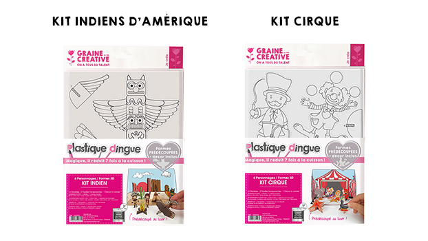 Kit plastique dingue - Merci pour cette année - 6 pcs - Kit plastique fou -  Creavea